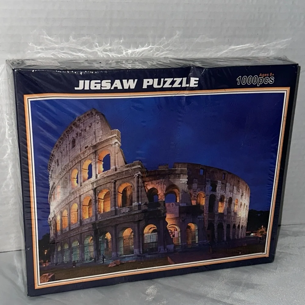Colosseum 1000-Piece Jigsaw Puzzle Rome Travel Landmark New Sealed in Dented Box